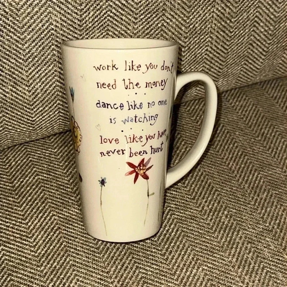 VTG Natural Life Multi-Colored Robbin Rawlings Graphic Coffee Mug Cup - Picture 2 of 11